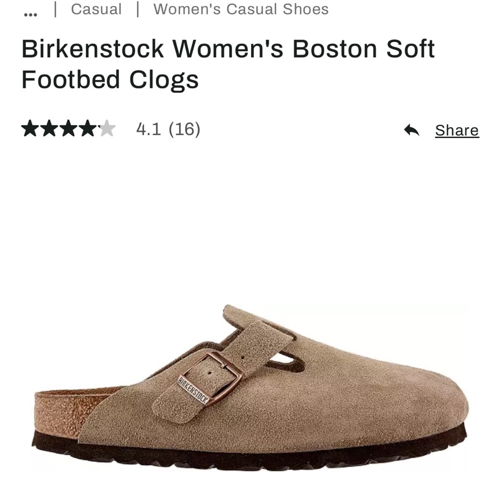 Authentic Birkenstock Boston Clog